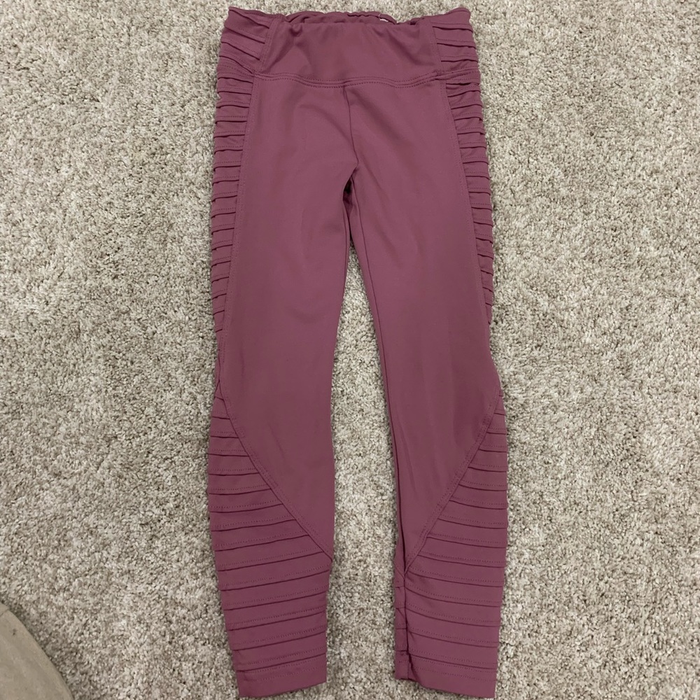 Justice sports leggings, size 6